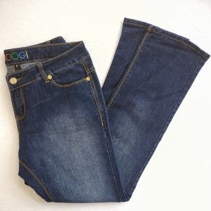 COOGI Straight Leg Jeans with Rainbow Embroidered LogoPockets Sz 14wT